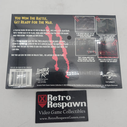 Jurassic Park Part 2: The Chaos Continues [Limited Run] - Super Nintendo (Sealed)