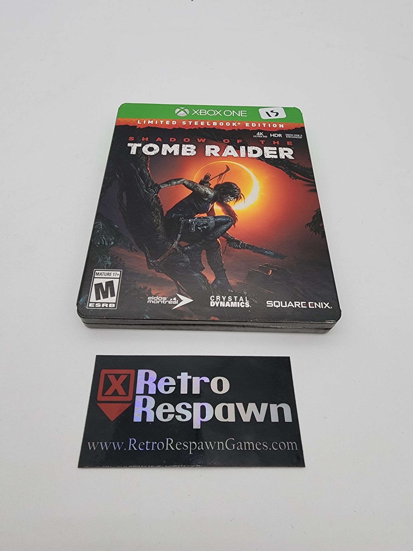 Shadow of the Tomb Raider [Limited Steelbook Edition] - Xbox One (Complete)