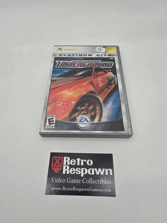 Need for Speed Underground [Platinum Hits] - Xbox (Complete)