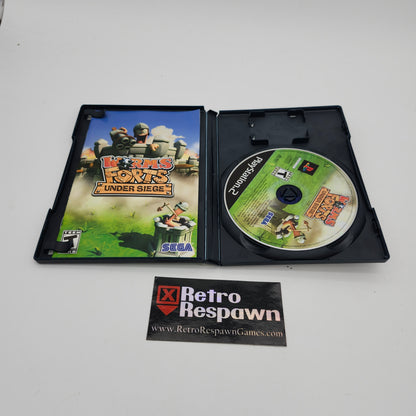 Worms Forts Under Siege - Playstation 2 (Complete)