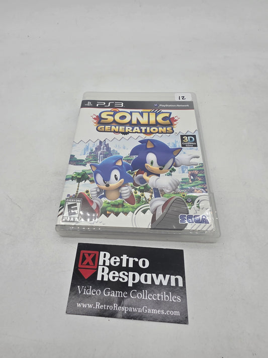 Sonic Generations - Playstation 3 (Complete)