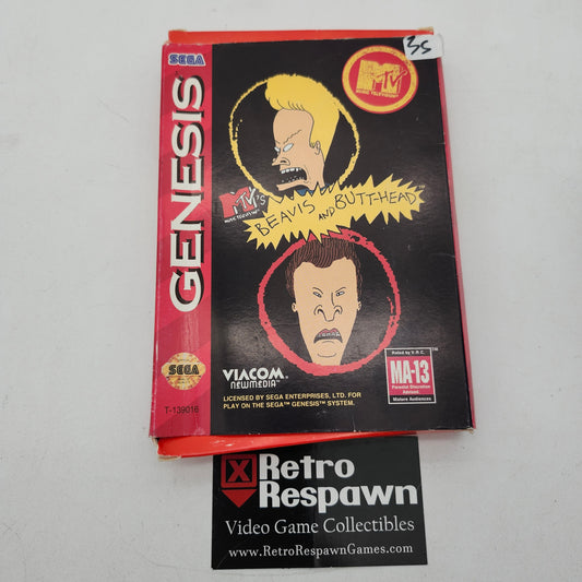 Beavis and Butthead - Sega Genesis (Missing Manual)