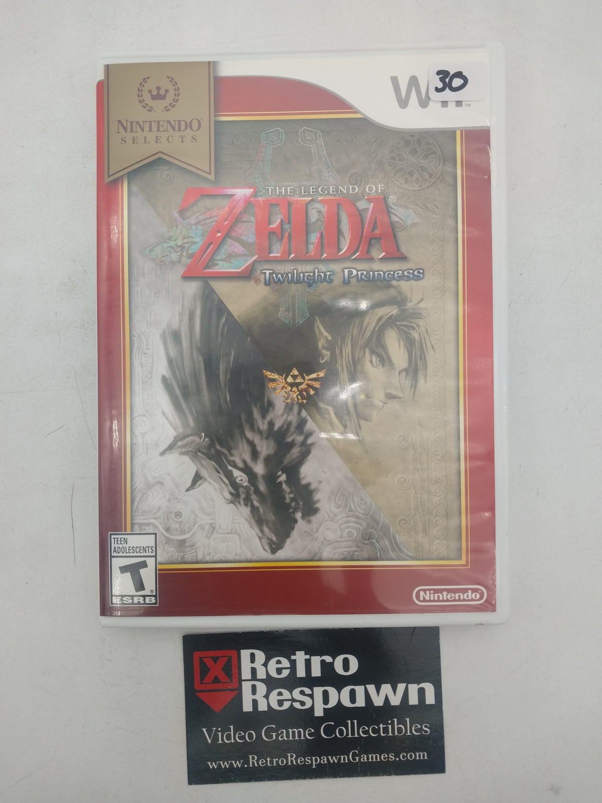Zelda Twilight Princess [Nintendo Selects] - Wii (Missing Manual)
