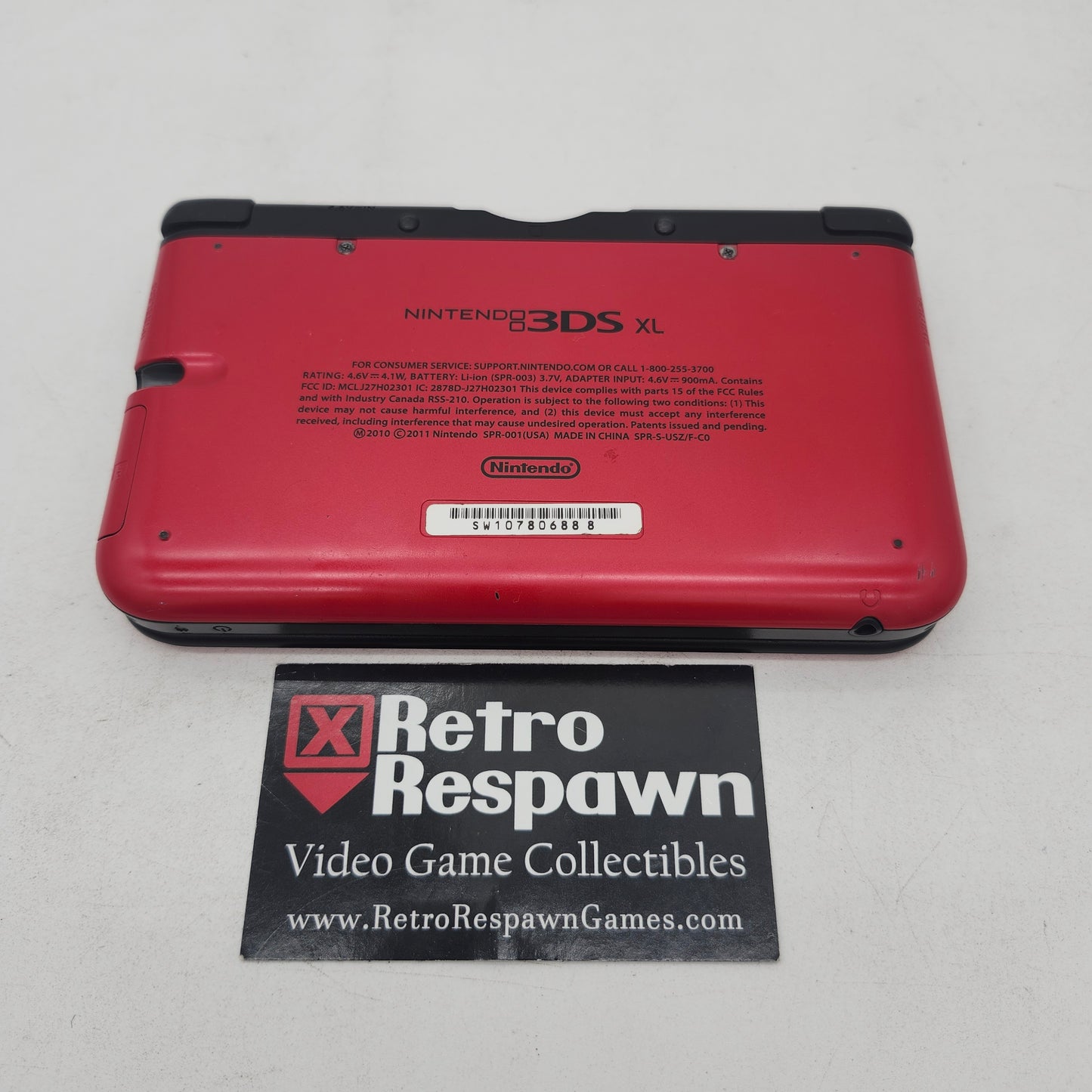 Nintendo 3DS XL Black & Red - Nintendo 3DS (Console + Charger)