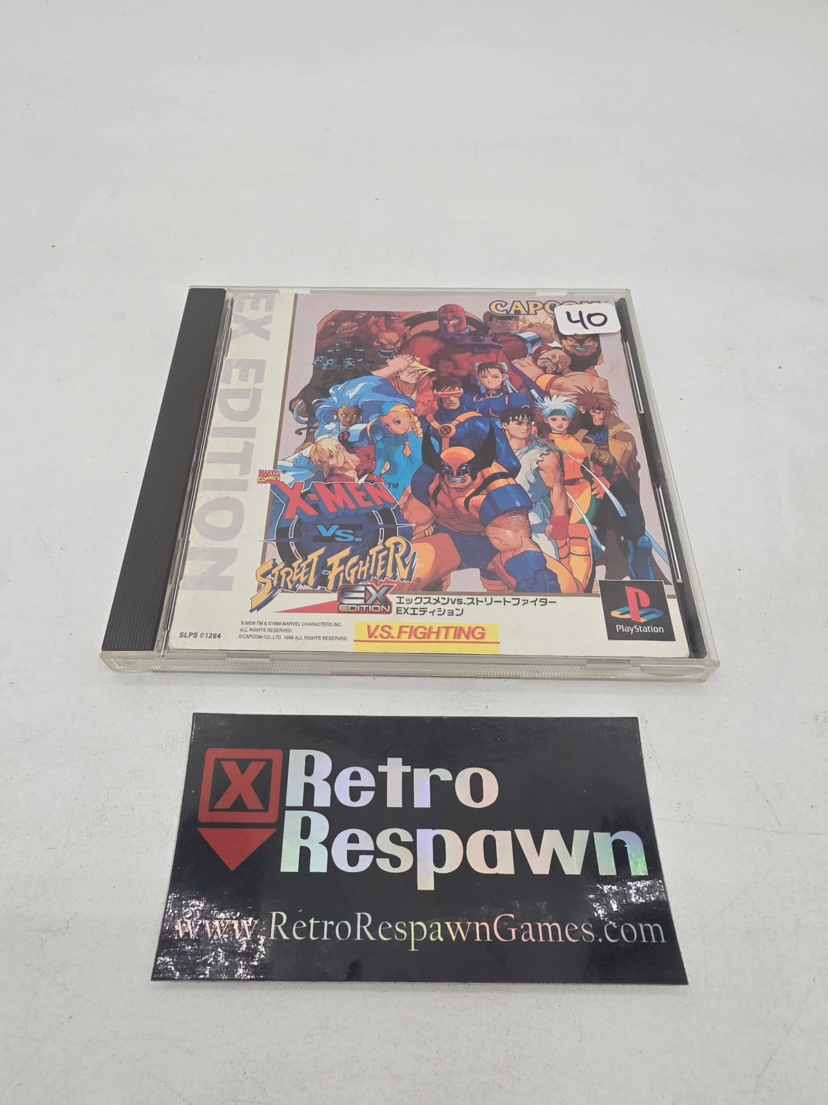 X-Men vs. Street Fighter EX Edition - JP Playstation (Complete)
